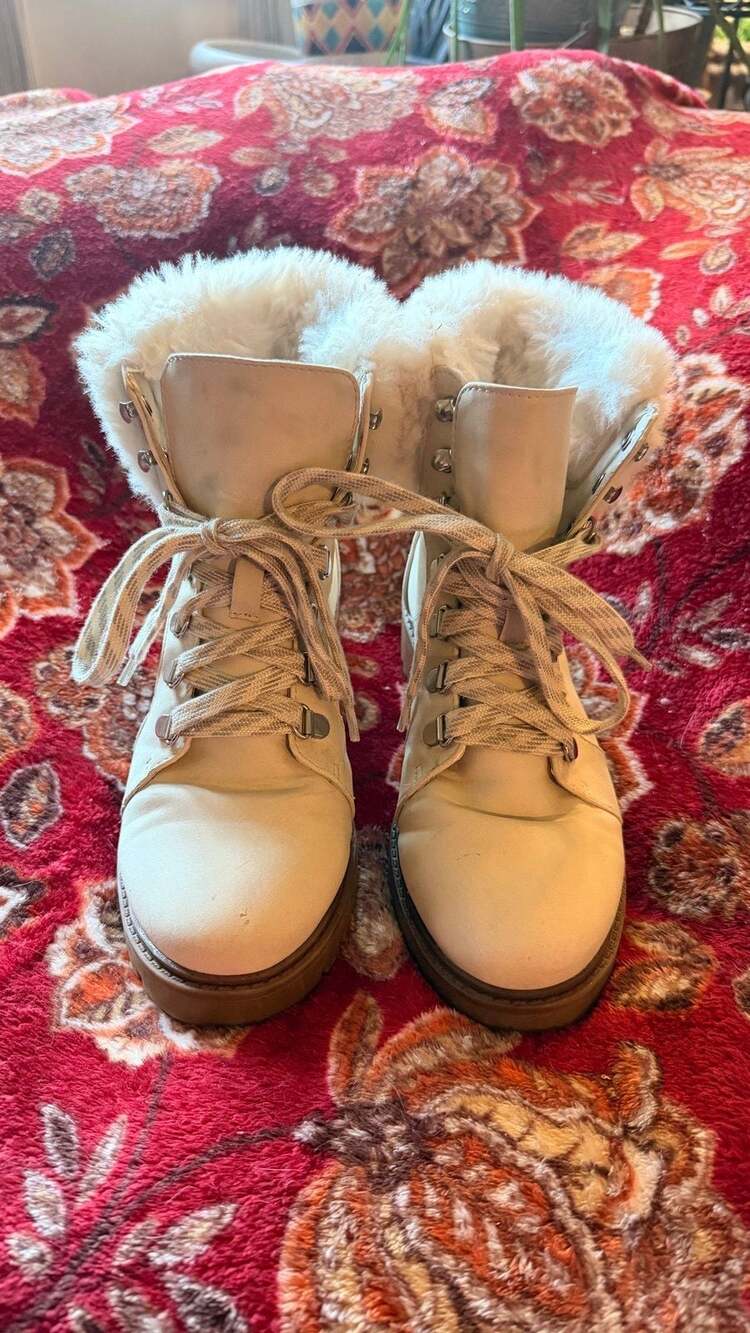 Light Cream Colored Boots